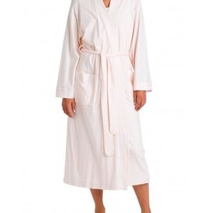 Miiyu Soft Plush Long Dusty Pink Robe